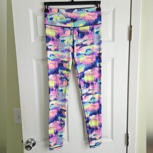 Victoria's Secret ✨️ Leggings with Multicolor Brushstroke Pattern Size S/P
